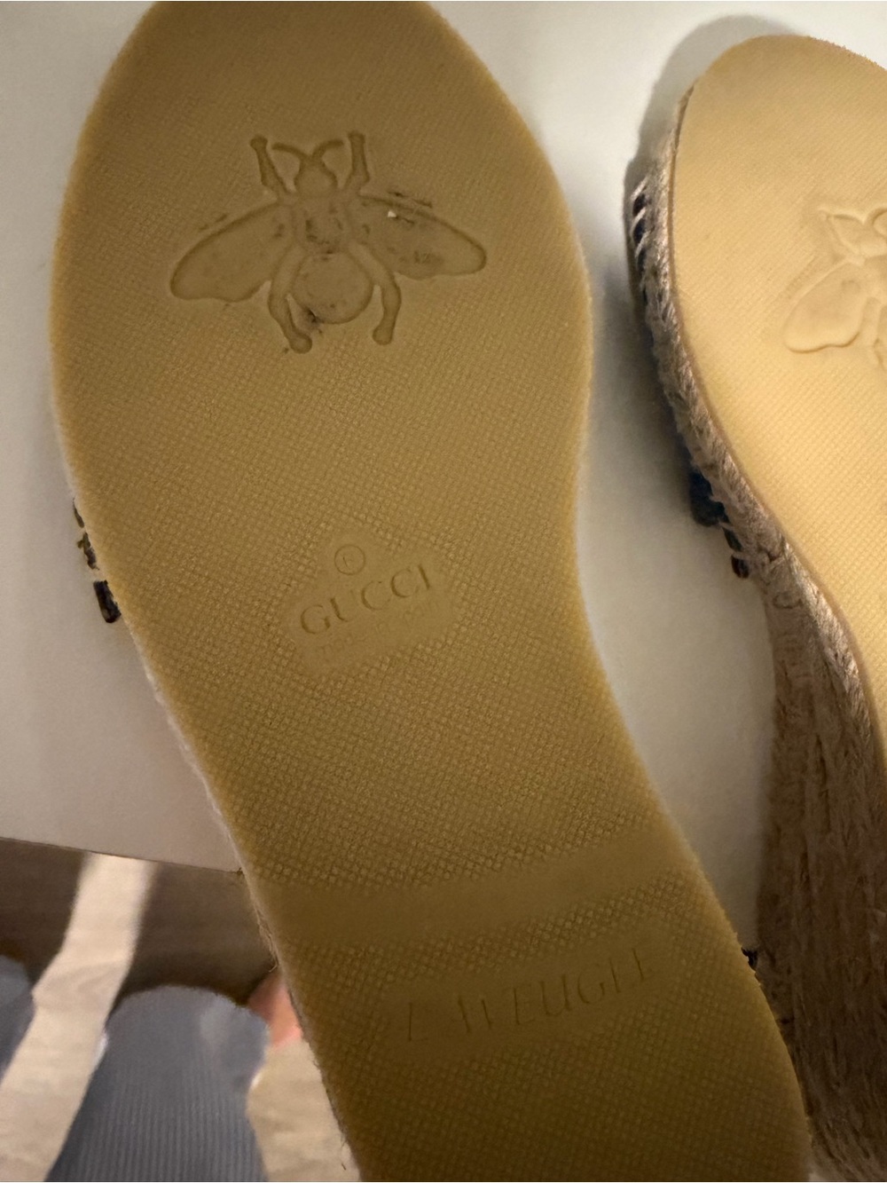 Gucci Women's Denim Espadrilles - Picture 7 of 8